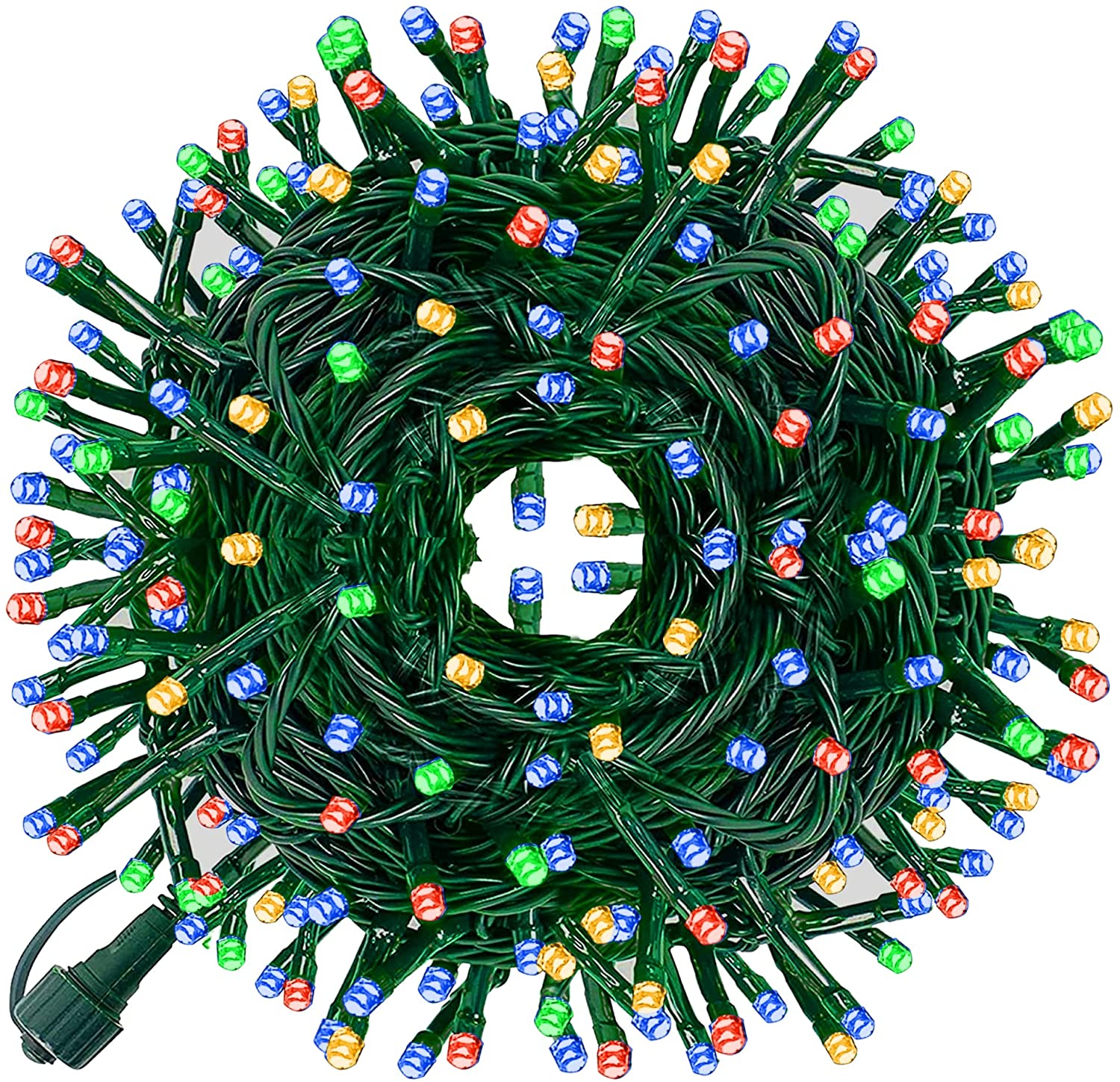 300 LED Christmas String Lights, 100 FT Plug in Connectable Waterproof