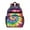 Colorful Rainbow Tie, variant on Colorful Rainbow Tie Dye Spiral Pattern Backpack for School,Cute School Bag,Schoolbag with Adjustable Shoulder Straps & Padded Back,15.25"x11.5"x5.25"