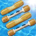 thumbnail image 5 of Battle Log Rafts Inflatable Pool Float Row Toys Outdoor Games Pool Float Water Toys For Summer Pool Party Water Sport New, 5 of 5