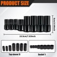 thumbnail image 3 of 8Pcs Tap Socket Set 1/4 Inch and 3/8 Inch Drive Tap Holder, Cxui 8-Piece Tap and Die Set – Precision Threading Tools for Diy Repairs, Automotive Maintenance, Professional-Grade Durable Kit, 3 of 7