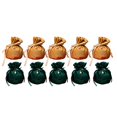 thumbnail image 1 of Bolsas de terciopelo para joyería con cordones, bolsas de regalo para fiesta de boda, bolsa de dulces para boda, paquete de 10 estilo 1, 1 of 5