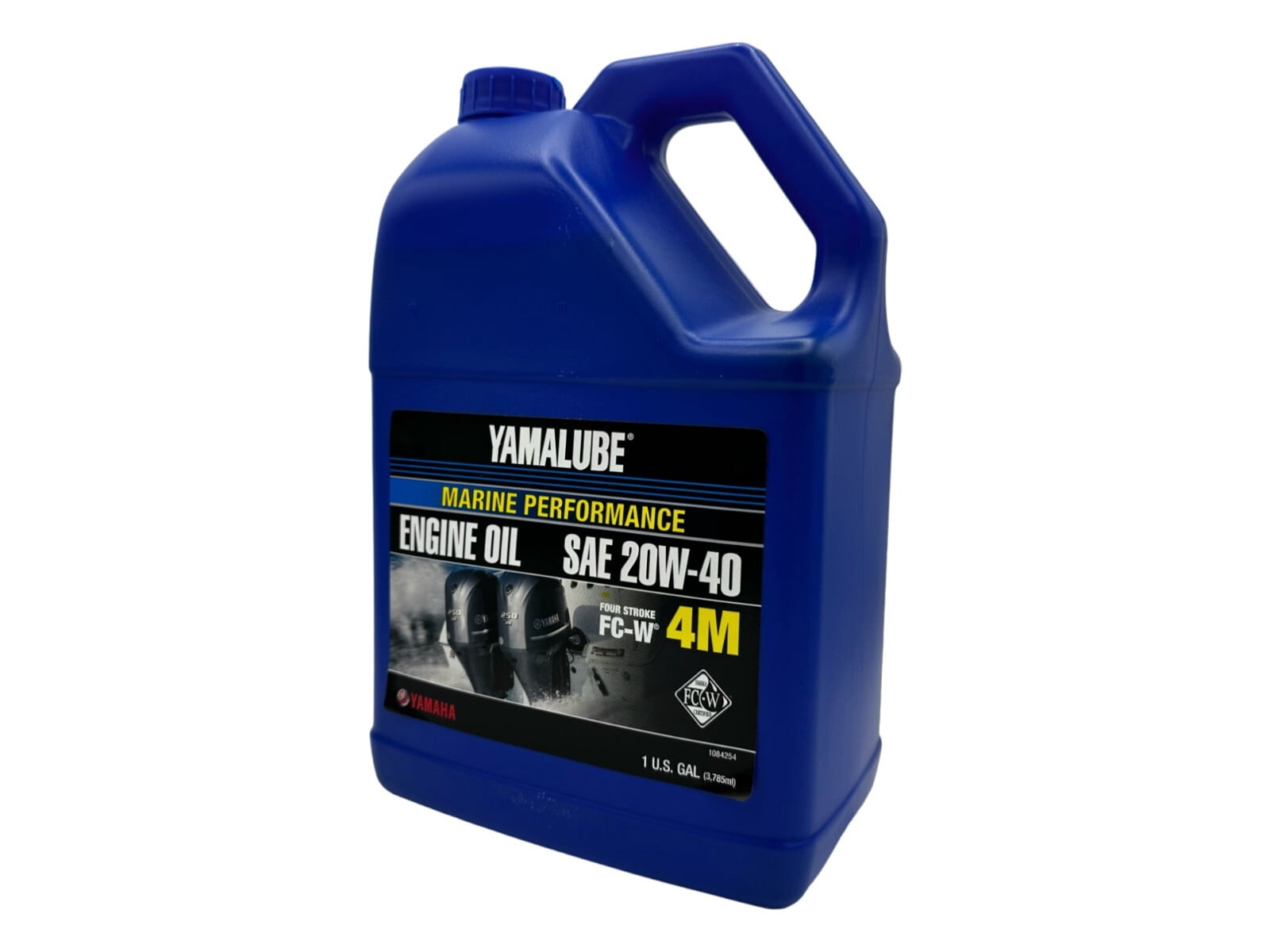 Yamaha OEM Yamalube Marine 20W-40 Engine Oil LUB-20W40-FC-04 Gallon