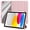 Pink, variant on Vena For Apple iPad A16 Case Clear, iPad 10th Generation Case Trifold Stand, iPad 11th Generation Case, Slim Stand Protective Cover, Blue