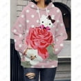 thumbnail image 4 of 2023 Nouveau Hello Kitty Impression 3D Chandails à Capuchon pour Femmes Chandails Décontractés pour Femmes Chandail à Capuchon à Manches Longues Chandail à Enfiler pour Femme Hoody Chandails, 4 of 7