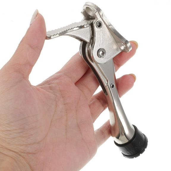 PBPBOX Commercial Metal Door Stopper Kickdown Foot Operated Door Holder Silver