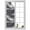Black Gray White, variant on Reusable Static Cling Window Tints, Orange Navy Blue Ombre Window Privacy Film Frosted, Abstract Beach Waves Gradient Heat Control Windows Films for Offices, Balcony, 29.5 x 118 Inches