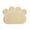 Cream, variant on LILIANG Pet Feeding Mat Paw Shape Dog Cat Puppy Kitten Food Dish Bowl Placemat Non-Slip Cat Litter Mat