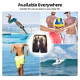 thumbnail image 6 of Uemuo Romantic Rose Animal Couple Pattern Mens Swim Trunks Quick Dry Board Shorts with Mesh Lining, Stretch Beach Shorts Quick Dry No-Chafing Board Shorts-XX-Large, 6 of 9