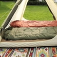 thumbnail image 5 of Sleeping Bags for Adults,Sleeping Bag Camping Cotton Splice Sleeping Bag Season Warm Pillow Hooded Envelope Sleeping Bag for Traveling Hiking (OliveGreen), 5 of 5