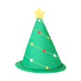 thumbnail image 1 of Gorro de peluche con forma de de Navidad para mujer, gorro de Navidad para actuaciones en el escenario, vestido de festival, 1 of 9