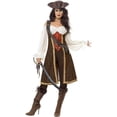 thumbnail image 1 of Smiffys Womens Wench High Seas Pirate Costume Set, 1 of 4