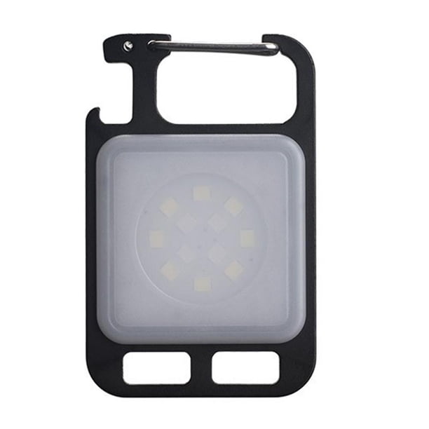 Mini LED Llavero Linterna Bolsillo Exterior Camping Trabajo Luz Sacacorchos