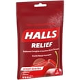 thumbnail image 3 of Halls Menthol Drops Cough Suppressant/Oral Anesthetic, Cherry, 25 Ct, 3 of 4