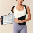 thumbnail image 2 of Edvintorg Womens Corset Top Open Back Waist Trainer Tank Top Sleeveless Scoop Neck Workout Body Shaper Stretch Cincher Top Women'S Clothes Silver S, 2 of 9