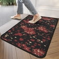 thumbnail image 4 of Happy Halloween Pumpkin Front Door Mat Anti Slip Spider Bat Doormat Funny Outdoor Inside Floor Rugs Crystal Velvet 30x17 Inches, 4 of 7