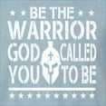 thumbnail image 5 of Wild Bobby Be The Warrior God Called You To Be Inspirational/Christian Men Premium Tri Blend Tee, Denim, Large, 5 of 5