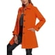 thumbnail image 4 of Abrigo de invierno para mujer con cuello Peter Pan, trench y abrigo de guisante XL naranja, 4 of 6
