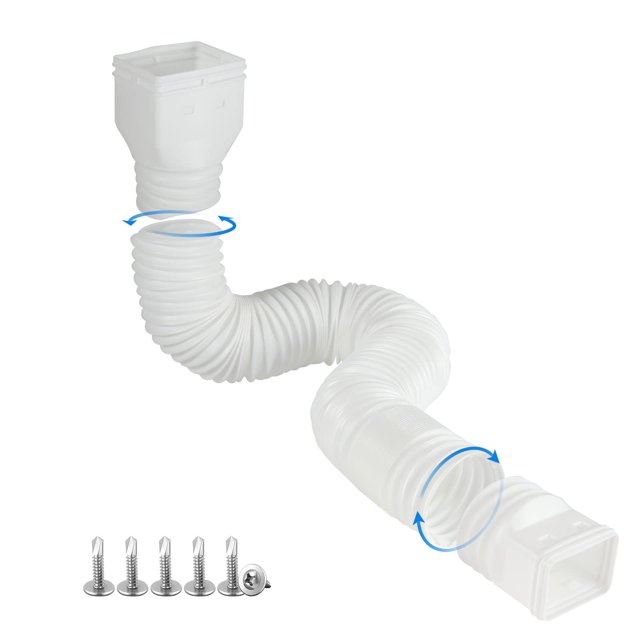 Extensor extensible para bajante de canalón plusgutter 53-173 cm