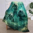thumbnail image 2 of Cavalier King Charles Spaniel Blanket Gifts for Women Girls Lovers Soft Warm Lightweight Cozy Plush Cute Floral Animal Dog Throw Blankets for Bedroom Living Room Sofa Home Decor 60"x50", 2 of 5