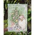 thumbnail image 3 of Christmas Sheltie Shetland Sheepdog Merle Flag Garden Size, 3 of 3