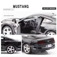 thumbnail image 4 of 1:36 aleación Ford Mustang Batmobile juguete modelos coches puertas neumáticos de goma abiertos rueda de coche en miniatura extraíble modelo de vehículo ornamento,Batmobile Black, 4 of 6