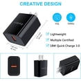 thumbnail image 3 of FGTHBF-Quick Charge 3.0 Wall Charger Fast Charging Block for Samsung Galaxy A17 A16 5G S26 Ultra S25 S24 S23 S22 S21 S20 FE A15 A14 A13 A56 A55 A54 A21 A11 A10E, Adaptive Fast Charger Type C Charging, 3 of 3