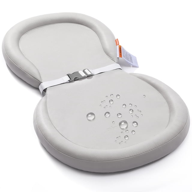 Cambiador para bebés Mamatepe, suave, ligero y portátil, gris