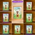 thumbnail image 3 of Rhodesian Ridgeback Hello Spring Time Flower Floral Nature Acrylic Plaque with Wood Photo Frame Box Ridgebacks Dog Lover Gifts Light Box - 02031, 3 of 5