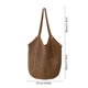 thumbnail image 3 of Bolso de playa de algodón tejido, bolso de hombro tipo tote | Bolso informal de verano con diseño calado | Bolso de viaje de gran capacidad para mujer | Ideal para vacaciones en la playa y uso diario, 3 of 6