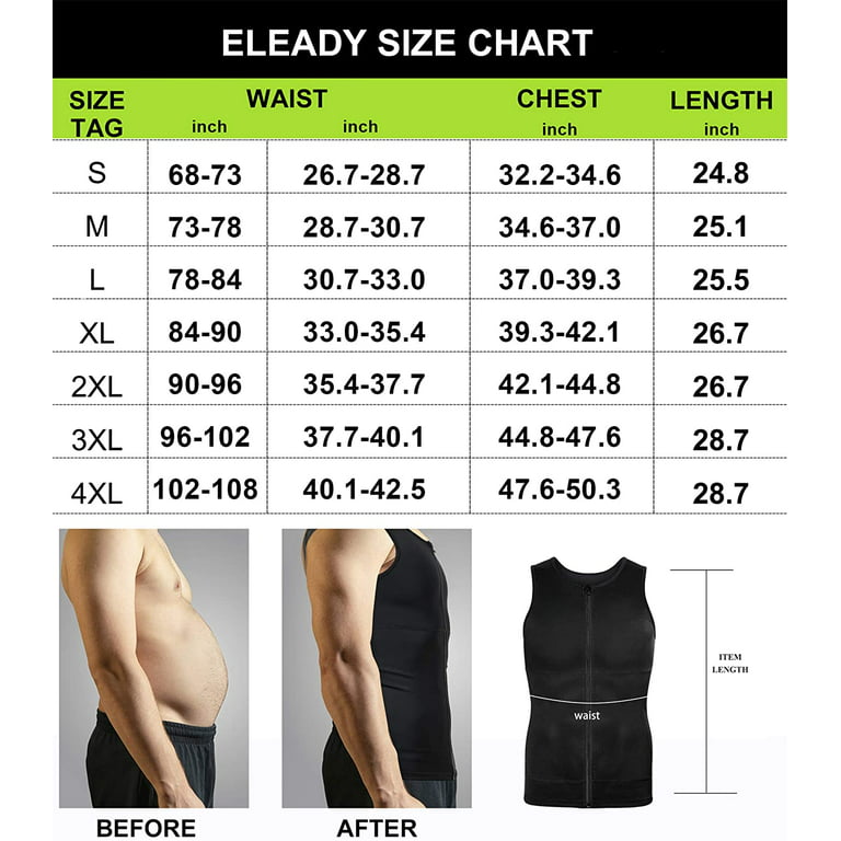 Gotoly Men Compression Shirt Shapewear Slimming Body Shaper Vest Undershirt Weight  Loss Tank Top, White, Medium : : Clothing, Shoes & Accessories