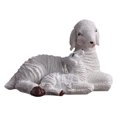 thumbnail image 1 of Ltdhehe Figurines de Moutons Mignonnes Réalistes en Résine d'Agneau Blanc Décoration Jardin Patio Extérieur, 1 of 5
