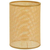 Hemoton Woven Lamp Shade Country Hotel Lamp Cover Rattan Lampshade E27 Lampshade for Table Lamp