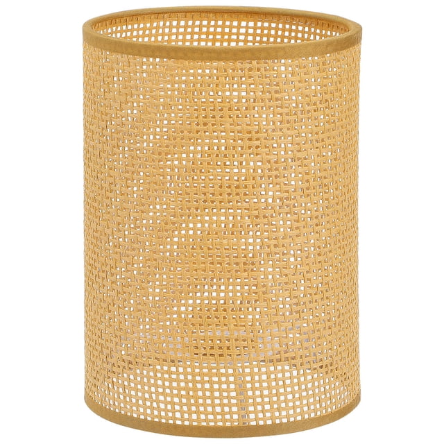 UPGRATOR Rattan Lamp Cover Rustic Style Rattan Lamp Shade Only 1Set for Homeowners