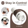 thumbnail image 5 of Copco Acadia 16oz Travel Mug - Insulated Reusable Coffee Tumbler - Brown, 5 of 7