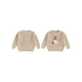 thumbnail image 2 of BemeyourBBs Baby Birthday Sweaters Long Sleeve Silly Goose Embroidery Pullovers, 2 of 9