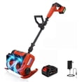 thumbnail image 2 of HuiXinOu Cordless Electric Snow Broom, Foldable Handheld Snow Removal Tool for Light Snow, Quick Clearing of Cars, Steps, Sidewalks, and Patios, 2 of 6