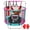 Pink, variant on Funseek Mini Trampoline Set, All-in-One Entertainment Trampoline, Bearing 132lb, Blue and Red