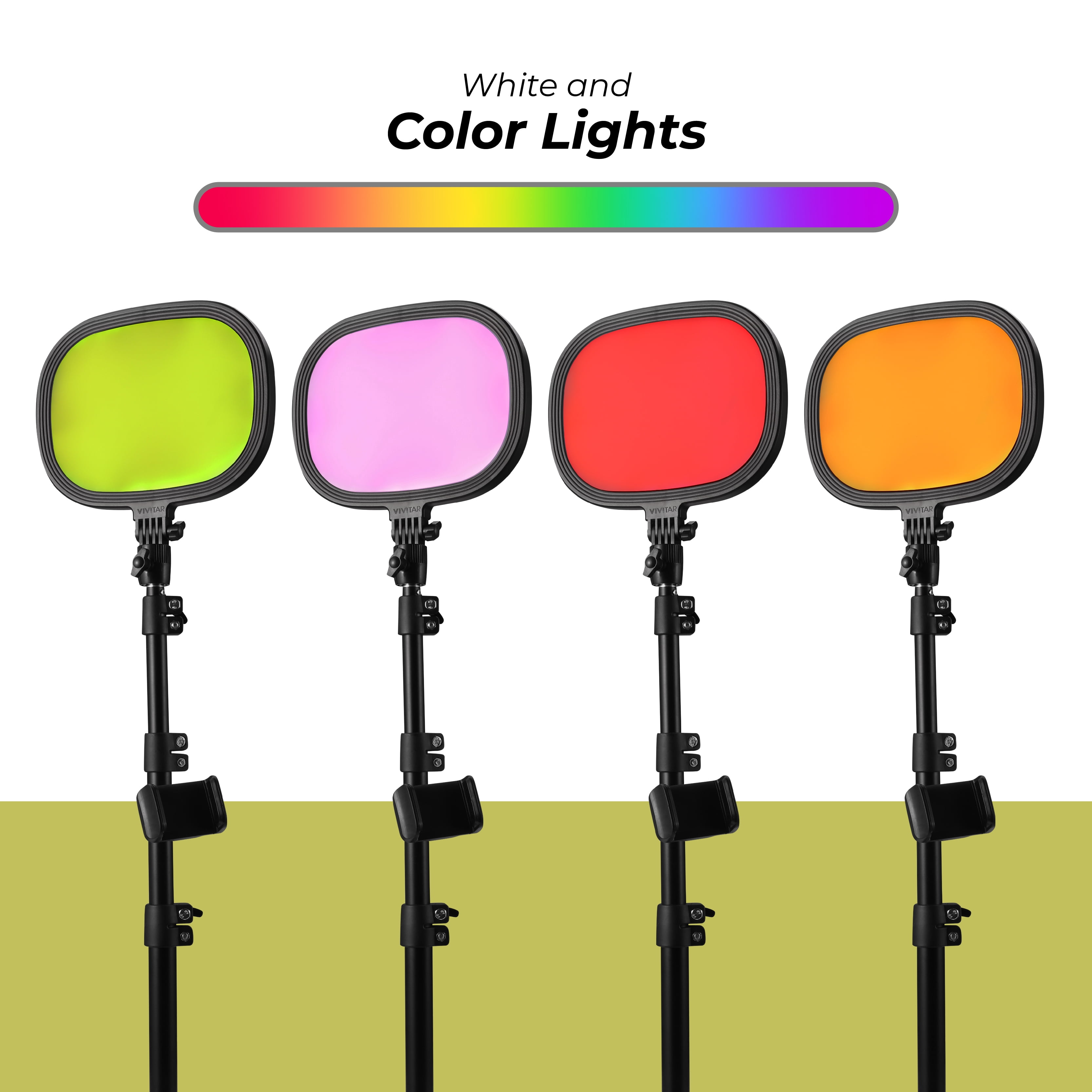 Vivitar remote controlled color light deals