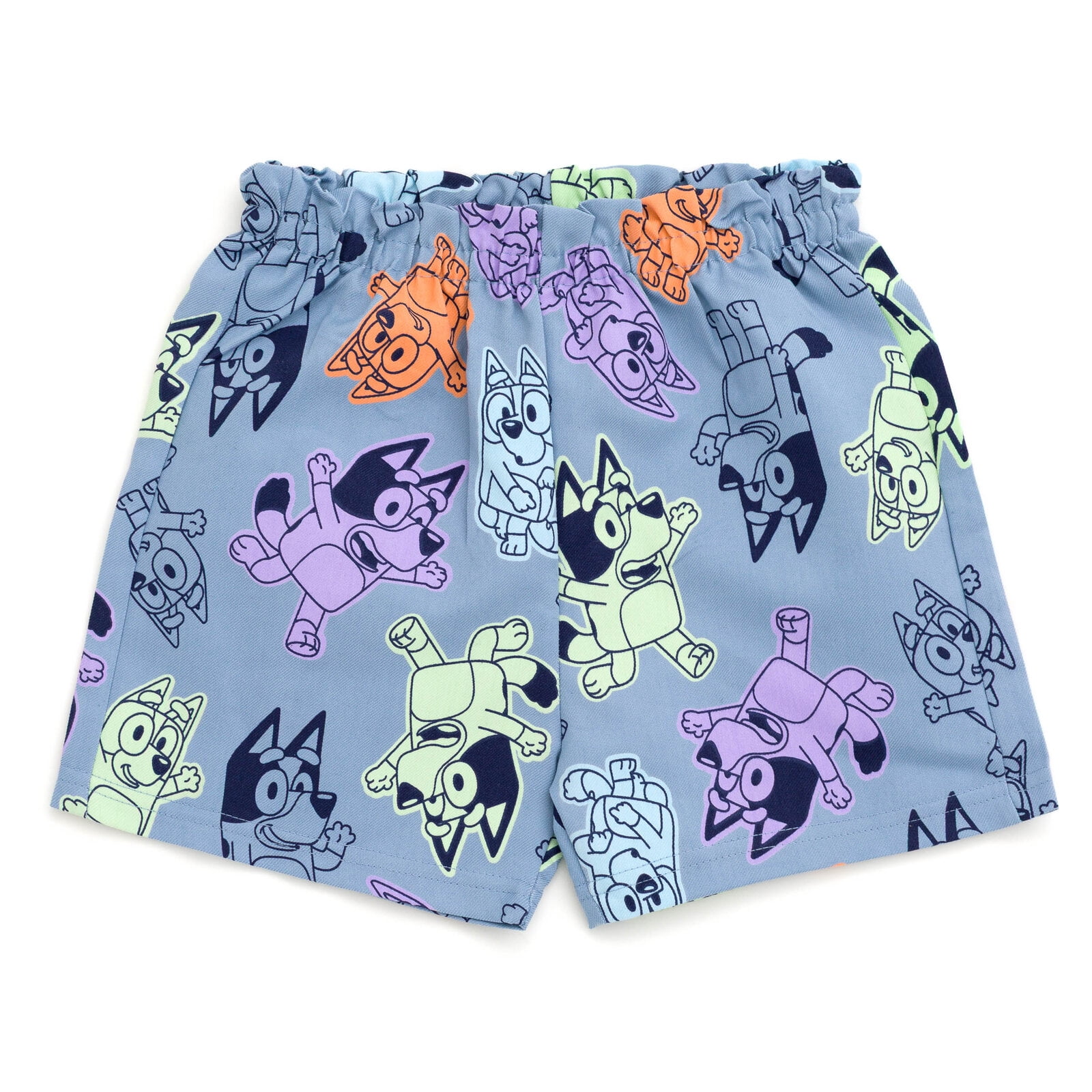 Bluey Bingo T-Shirt and Chambray Shorts Outfit Set Newborn to Toddler