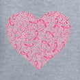 thumbnail image 5 of Wild Bobby, Pink Ribbon Heart, Breast Cancer Awareness, Women Standard V-Neck Tee, Heather Grey, Medium, 5 of 5