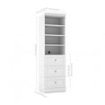 thumbnail image 2 of Bestar Versatile 25W Closet Organizer with Drawers in white, 2 of 4