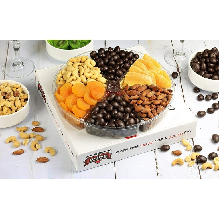 It's Delish Gourmet Nuts Chocolate Dried Fruit Gift Tray