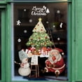 thumbnail image 2 of Christmas Decorations Glass Stickers Window Stickers Christmas Tree Old Man Christmas Stickers, 2 of 5