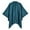 Blue, variant on Women's Solid Color Pocket Shawl Versatile Fringe Slit Cape Travel Outerwear Warm Cardigan Scarf for Women Coffee,One Size