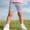 White, variant on Liyamei Girls Print Shorts with Elastic Waist for Summer Casual Wear Size 2-8,White
