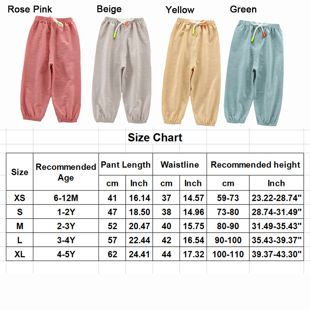 Spring/Summer Baby Girl Boy Cotton Pants Kids Loose Casual Trousers - image 2 of 10