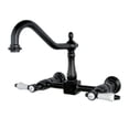 thumbnail image 1 of Kingston Brass KS1245BPL Wall Mount 8" Centerset Kitchen Faucet, ORB, 1 of 1