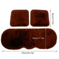 thumbnail image 3 of Openpig Imitation Seat Cover Car Seat Cushion Interior Plus Velvet Thick Warm Three-piece Set, 3 of 3