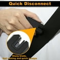 thumbnail image 3 of Herramienta de escape de automóvil Unique Bargains para romper vidrio de ventana y cortar cinturones de seguridad (dos en uno) para tierra y agua, martillo de seguridad negro 1 Pcs, 3 of 7