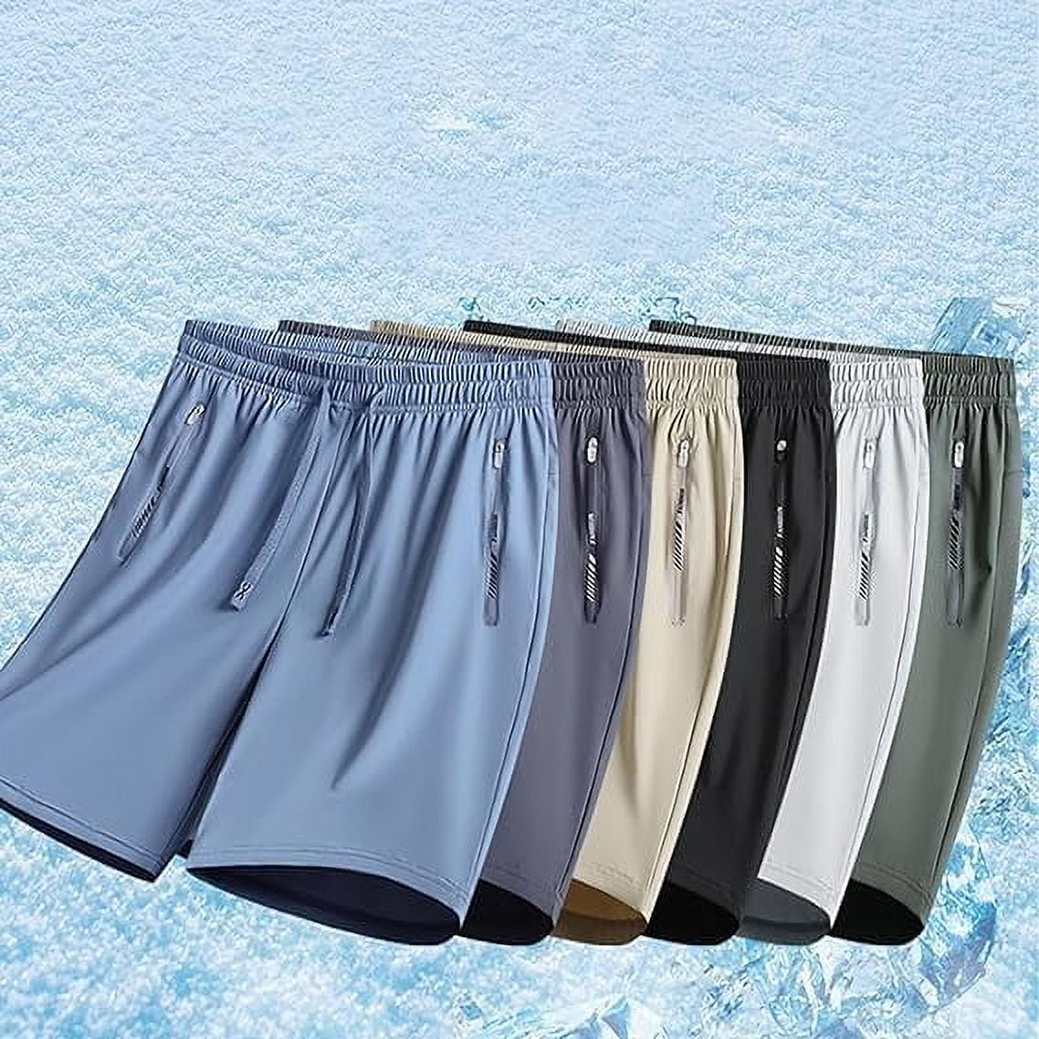 Maidenfit Icyshorts, Maidenfit - Unisex Ice Silk Stretch Quick-Dry Shorts, Lightweight and Breathable